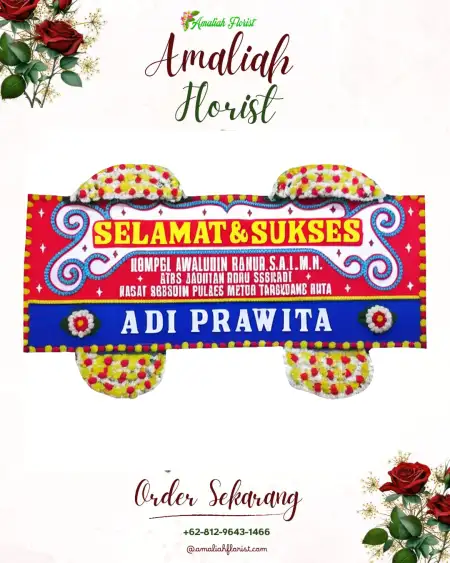 Papan Bunga Ucapan Selamat Genengduwur